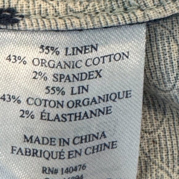 Faherty Tradewinds men's linen blend light blue shorts size 31 - Picture 12 of 12